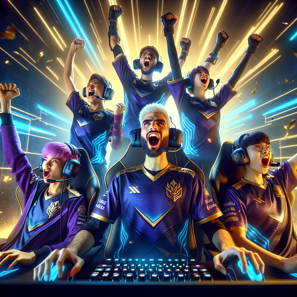 Mobile Legends Team Celebrates Epic Championship Victory