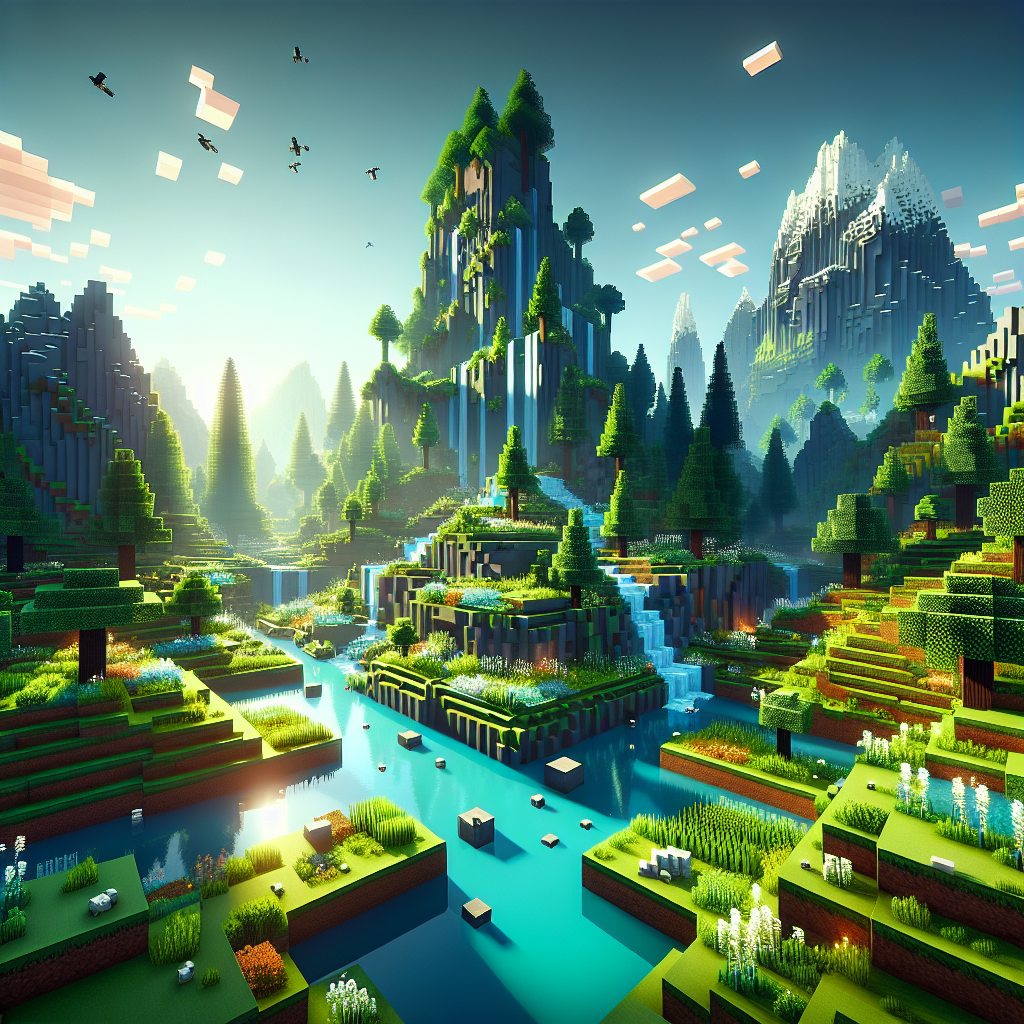 Eksplorasi Keajaiban Alam: Pemandangan Menakjubkan di Minecraft