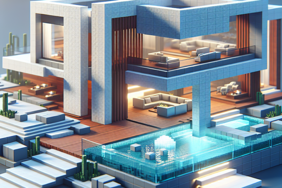 Rumah Minecraft Modern: Inspirasi Desain Futuristik dan Nyaman