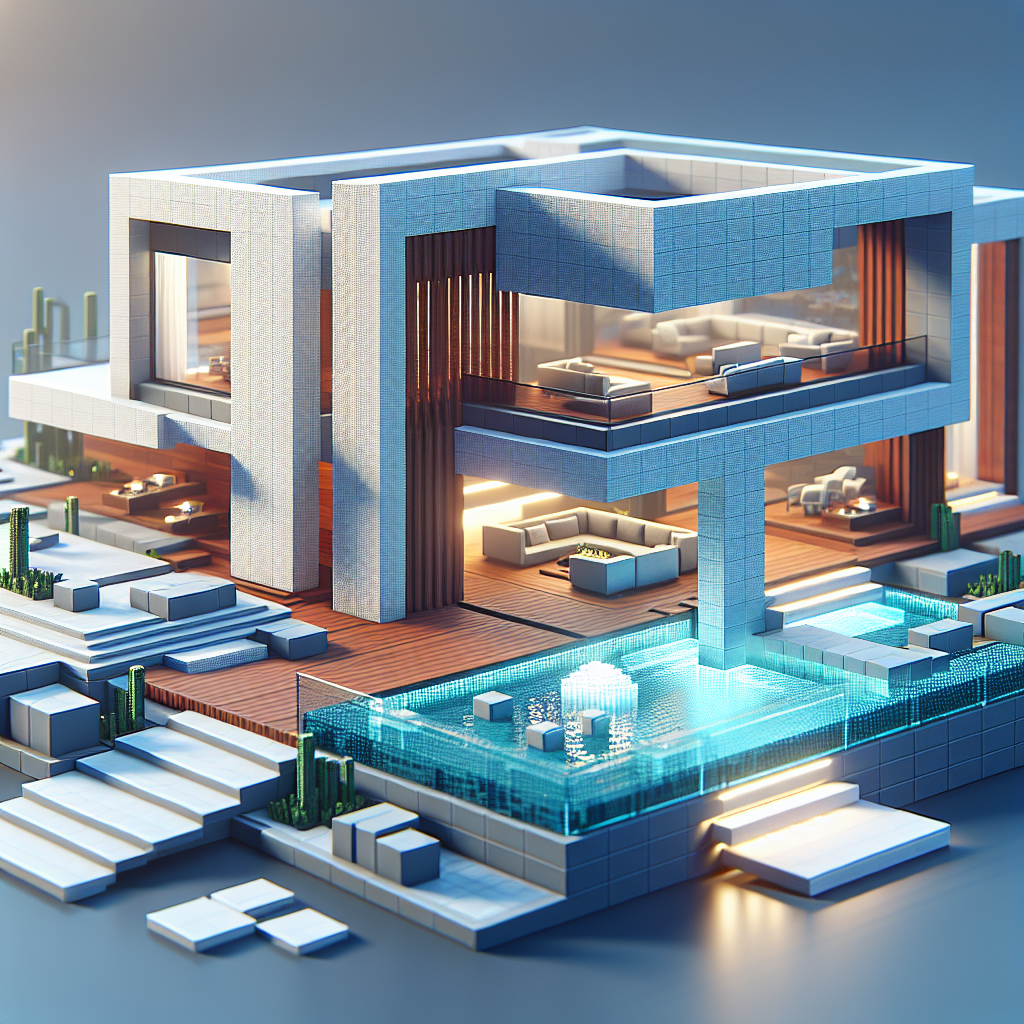 Rumah Minecraft Modern: Inspirasi Desain Futuristik dan Nyaman