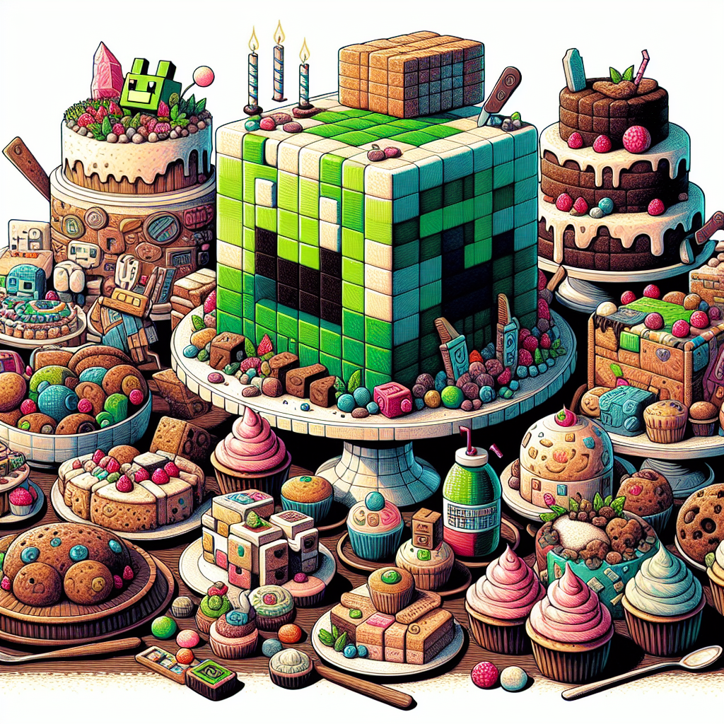 Kue Minecraft: A Sweet Introduction to Gaming-Inspired Treats